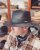 Stetson Western Buffalo Leather Czarny