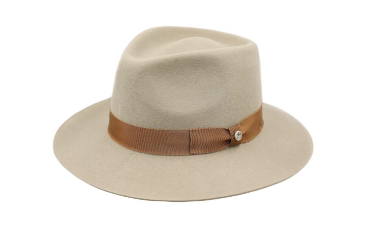 Le Szapo Parisian Fedora Taupe