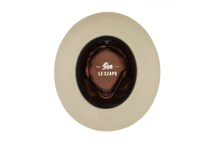 Le Szapo Parisian Fedora Taupe