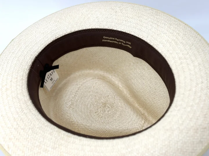 Le Szapo Panama Fedora Natural