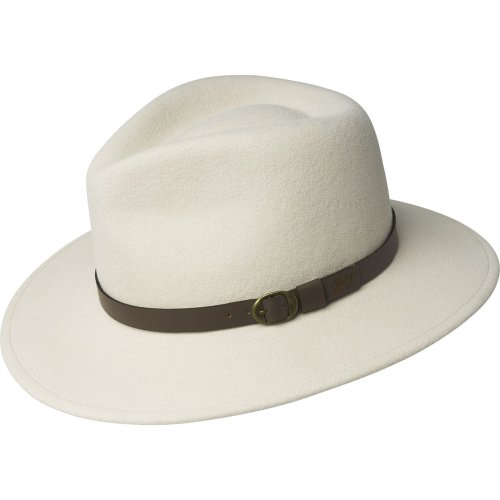 Bailey Fedora Briar Unbleached Traveller Woolfelt