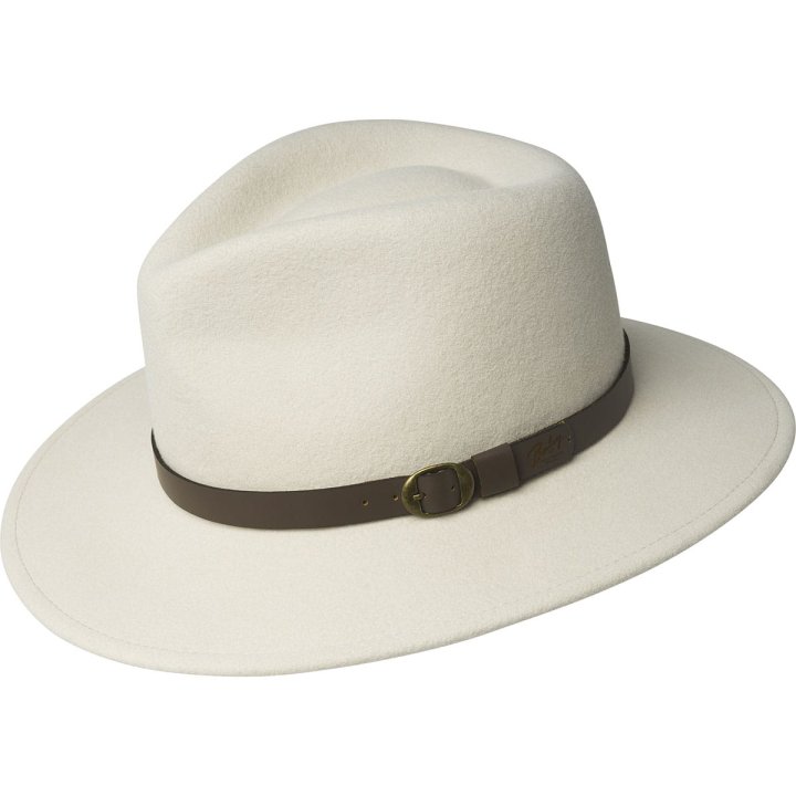 Bailey Fedora Briar Unbleached Traveller Woolfelt