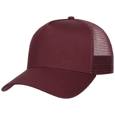 Stetson Classic Cotton Trucker Cap Bordo, rozmiar dziecięcy