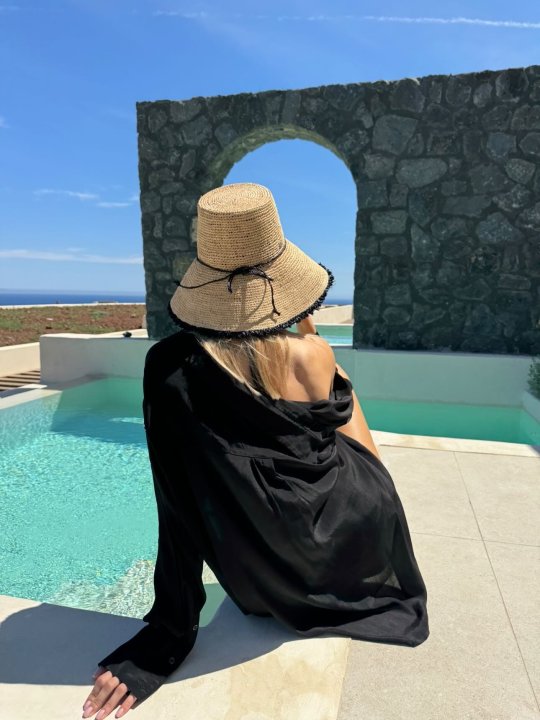 Le Szapo Louisette Bucket Hat Black