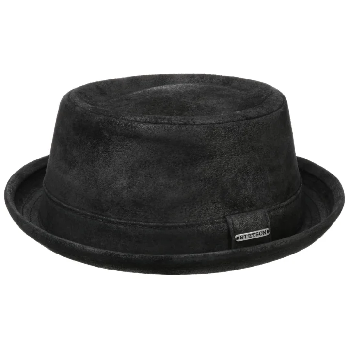 Stetson Pork Pie Pig Skin