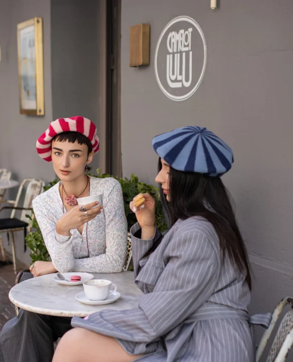 Beret Berlingot Blue
