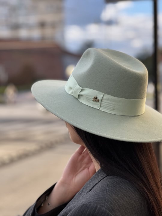 Le Szapo Ladies Fedora Miętowa