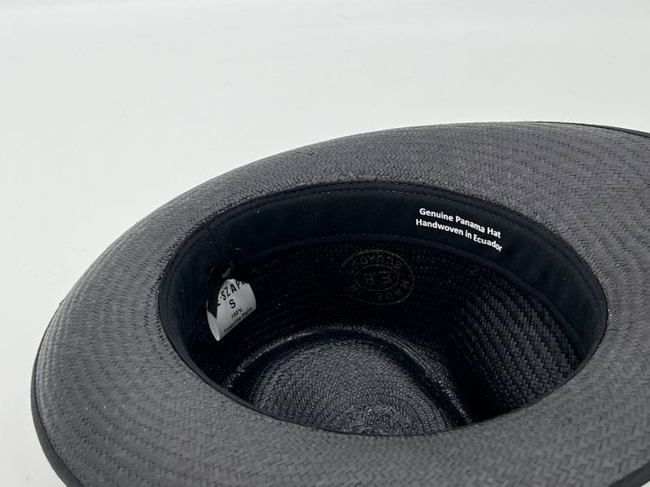 Le Szapo Panama Fedora Black