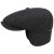 Stetson Hatteras Classic Ear Flaps Herringbone Dark Grey