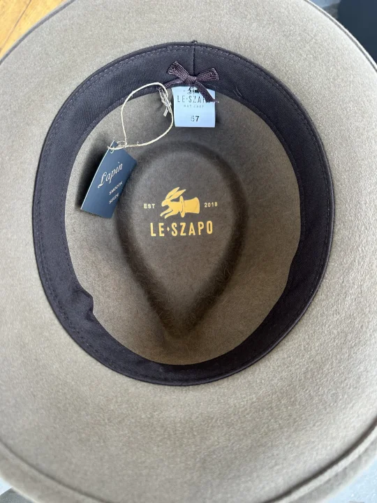 Le Szapo Fedora Luxury Beige