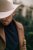 JJ Hats Western Woolfelt Beżowy