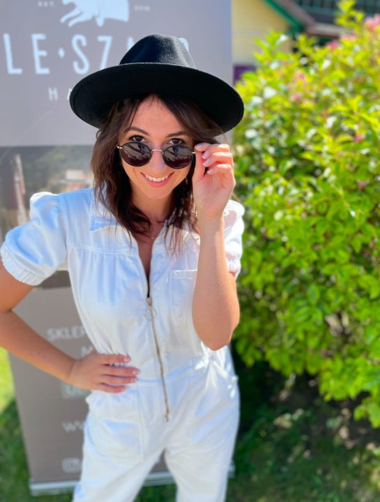 Le Szapo Parisian Fedora Czarny