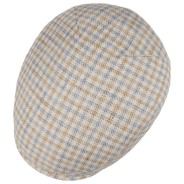 Stetson Driver Cap Linen/Cotton Check Sustainable