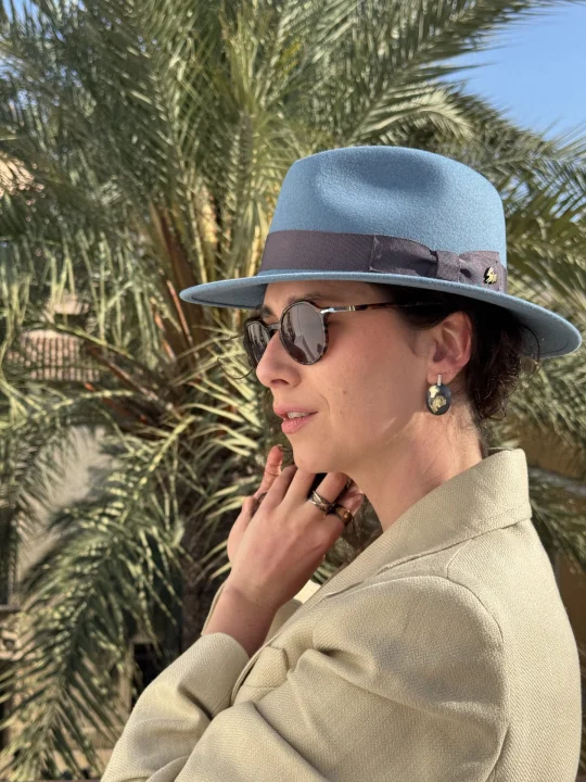 Classic Fedora Blue Sky