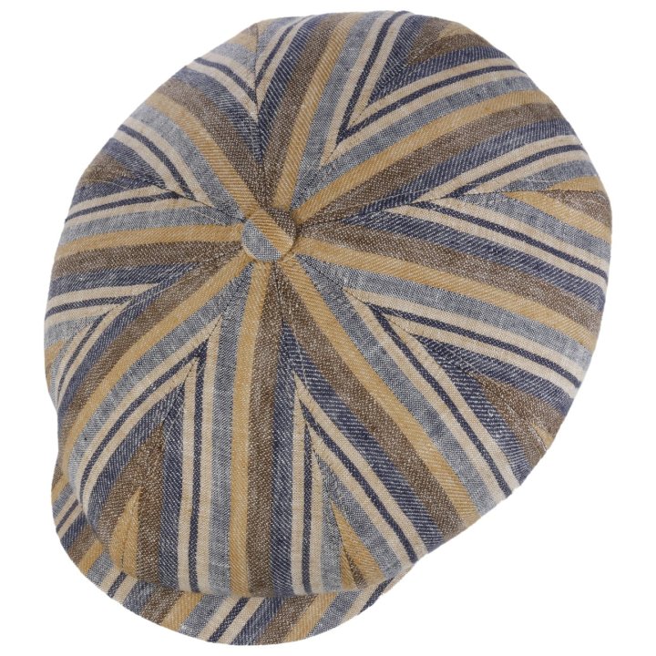 Stetson Hatteras Sacota Linen Flat Cap, Large