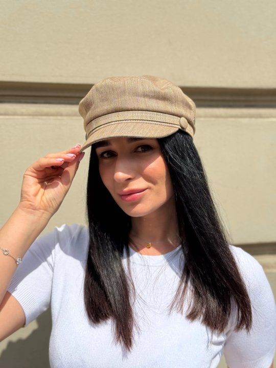 Le Szapo Sailor's Cap Len Beżowy