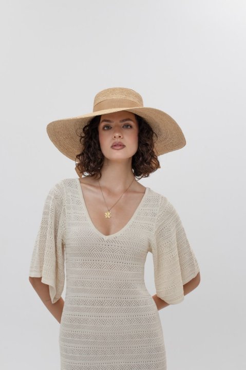 Le Szapo La Tropezienne Rafia Beige