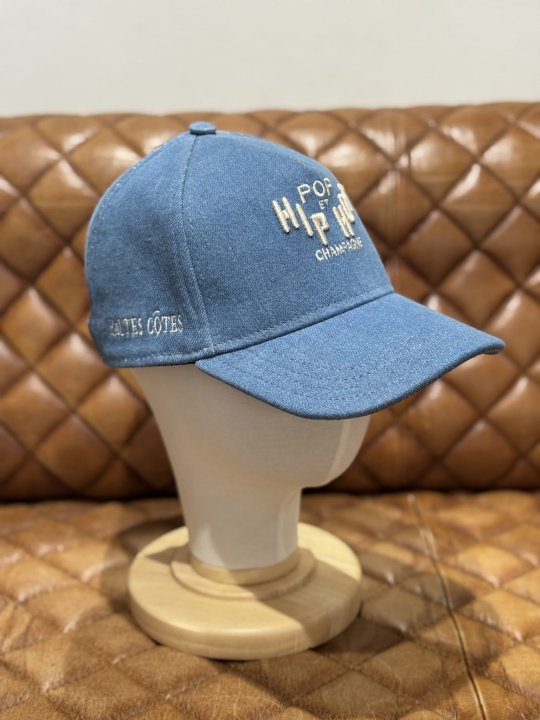 Le Szapo Baseball Cap Pop Hip Hop Champagne Blue