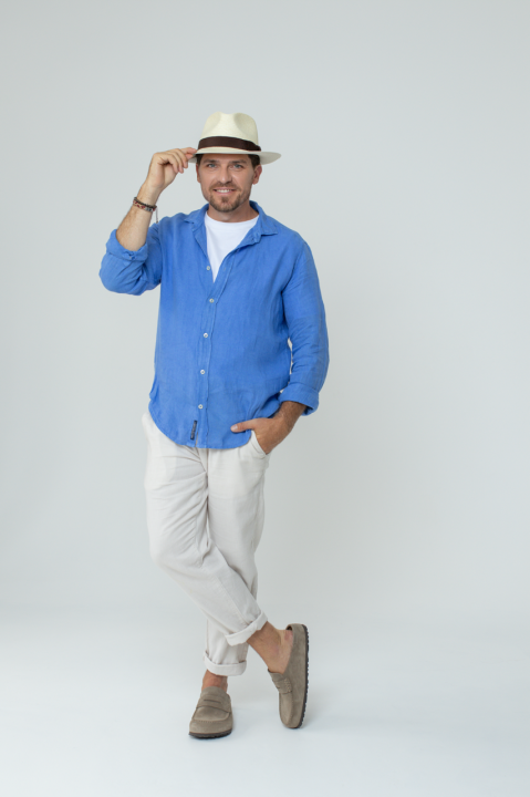Le Szapo Panama Fedora Natural